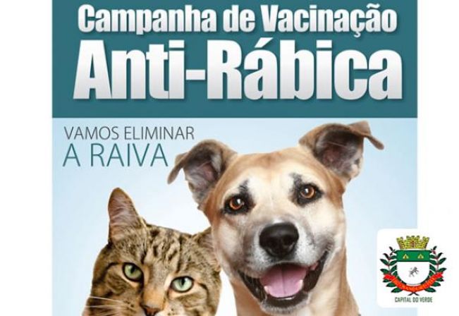 Campanha de Vacinação contra a Raiva em cães e gatos