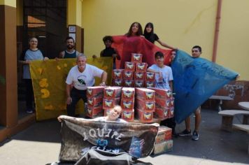 Foto - Doação das Escolas EMEISEF Hermelindo Prestes e E.E Miguel Marvullo