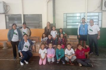 Foto - Doação das Escolas EMEISEF Hermelindo Prestes e E.E Miguel Marvullo